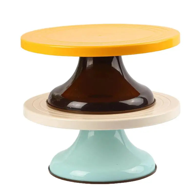 10Inch Pastry Turntable Cake Stand ABS Pastry Rotating Tray Decorating Supplies