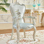 European Solid Wood Dining Chair Princess Lazy Throne Luxury Lounge Chair Fashion Butterfly Ergonomic Muebles Entrance Furniture
