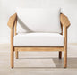 Outdoor furniture sofas tables chairs distressed style Waterproof fabric rattan and solid wood villa and hotel sample customized