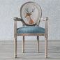 European Retro Dining Chairs Restaurant Old Solid Wood Stool Furniture Diffuse Cafe Hotel New Chinese Designer Fashion Chair