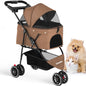 3 in 1 Pet Stroller with Removable Carrier Folding Stroller for Small/Medium Dogs and Cats Waterproof All-Terrain