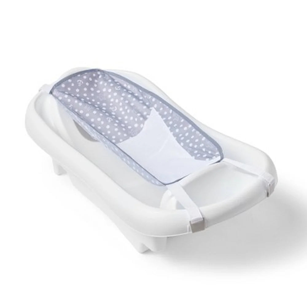 Newborn to Toddler Bath Tub with Sling Ergonomic Design Infant Support Mesh Sling Anti-Slip Pads Easy Clean