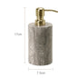 Grigio Travertino Bathroom Accessories Sets Vintage Marble Soap Holder Soap Dispenser Vanity Tray Bathroom Set