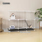 Small Animal Cage for Home Use, Space-Saving, with Toilet, Large Rabbit Cage, Sugar Glider and Squirrel Cage with Tray