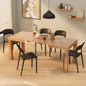 First Extendable Table, 47,2(77,6) x31,5 in, Rustic Oak, for 6-8 People, Expandable Dining Table