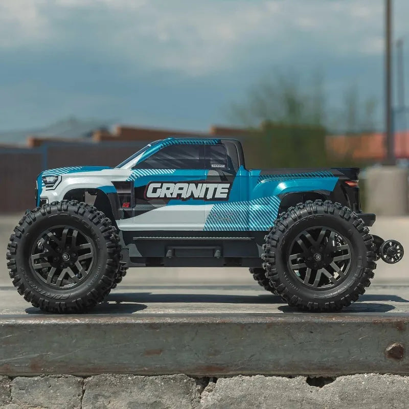 Garden Furniture .RC Truck 1/10 Granite 4X4 223S BLX BRUSHLESS Monster Truck RTR with DSC, Blue, ARA4302V4T1