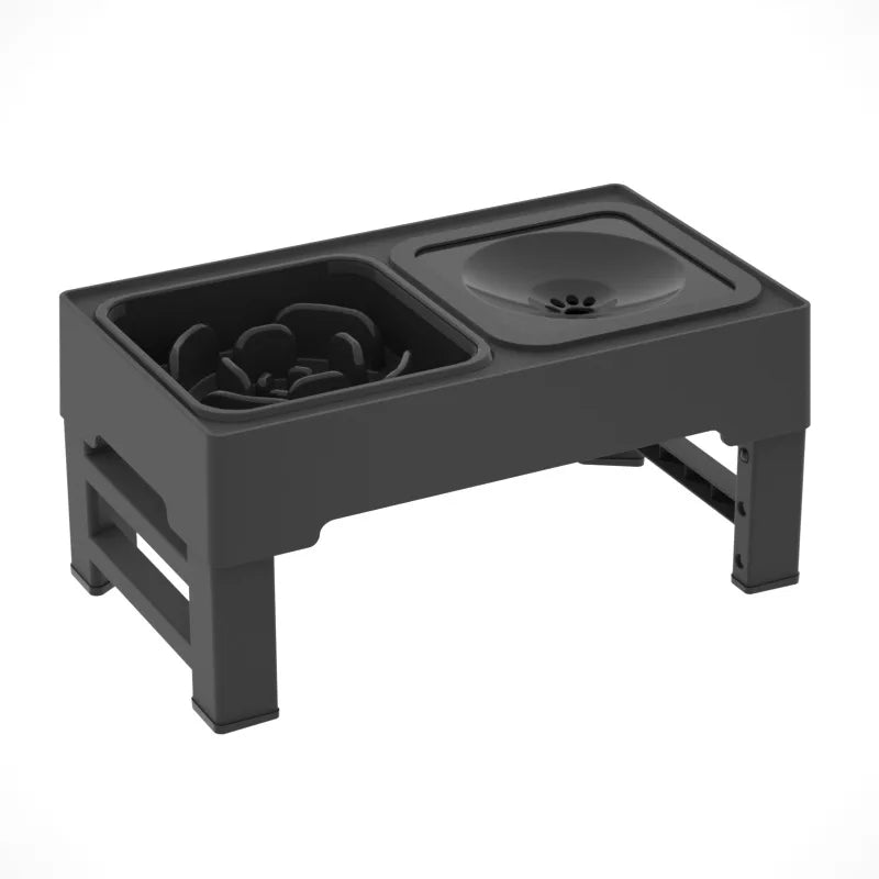 3 In 1 Pet Stainless Steel Water and Food Bowls