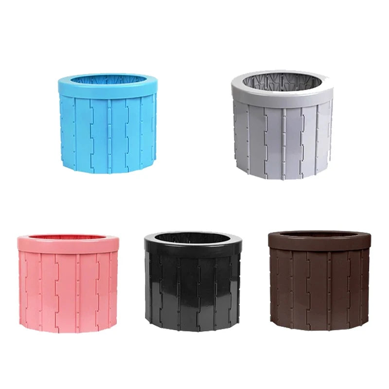 Outdoor Folding Toilet Portable Car Toilet Travel Self-driving Tour Camping Toilet Emergency Toilets for Adults Women Children
