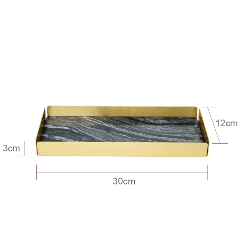 Tree Black Natural Marble Set for Bathroom Luxury Toothbrush Holder Soap Dispenser Soap Dish Tray Bathroom Accessories Sets