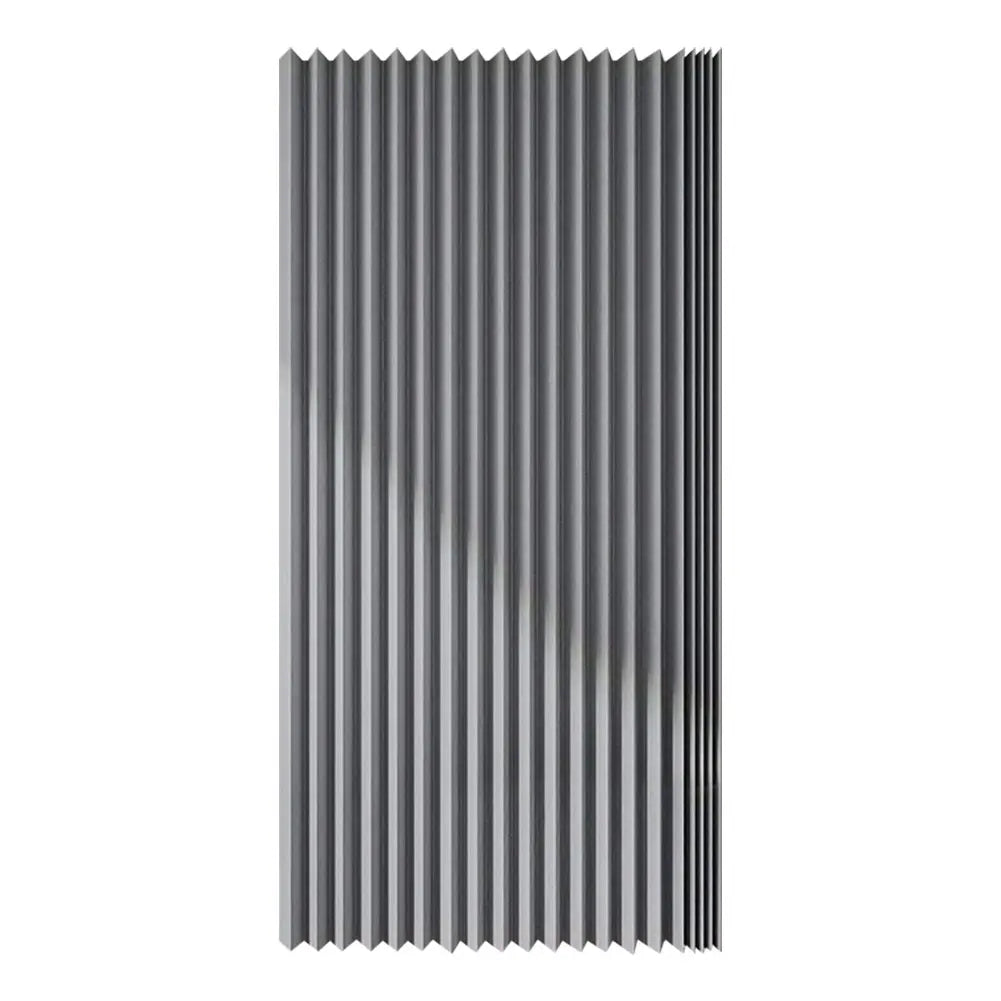Foldable Magnetic Waterproof Shower Curtain with 14 Hooks