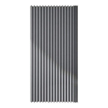 Foldable Magnetic Waterproof Shower Curtain with 14 Hooks