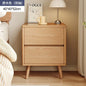 Solid wood bedside table simple Chinese Nordic home storage cabinet storage bedroom bedside floor storage cabinet