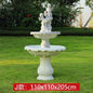 Outdoor garden, fish pond, water feature, courtyard floor-to-ceiling decoration Large European-style flowing water fountain,