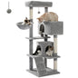 Cat Tree for Large Cats with Large Top Perch Cat Tower with Scratching Post