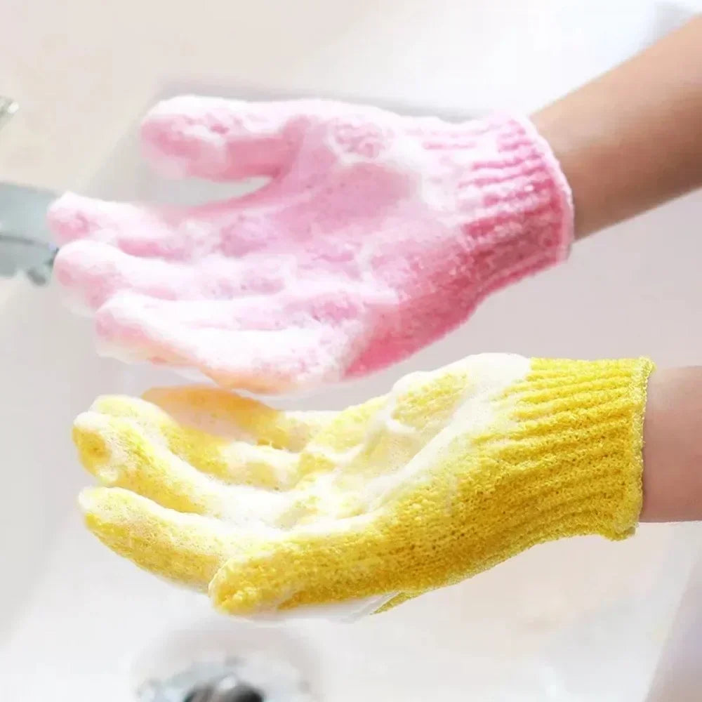 Bath Glove Shower Body Deep Cleaning Peeling Exfoliating Bast Wisp Massage Moisturizing Sponge Skin Washcloth Bath Body Wash