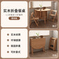 Dark Folding Dining Tables Slim Provincial Chic Modern Dining Tables Retro Mid Century Mesa Comedor Plegables Furniture For Home