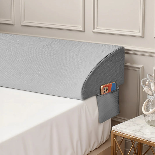 Headboard Wedge Pillow Memory Foam Pillow Ergonomic Neck Pillow Ventilated Cooling Bed Pillow with Removable Washable Cover
