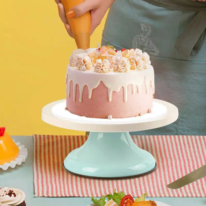 10Inch Pastry Turntable Cake Stand ABS Pastry Rotating Tray Decorating Supplies