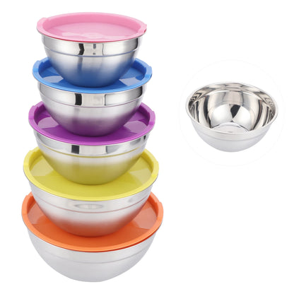 Food Storage Container /set Stainless Steel Mixing Bowl Food Storage Preservation Box with Lids