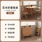 Dark Folding Dining Tables Slim Provincial Chic Modern Dining Tables Retro Mid Century Mesa Comedor Plegables Furniture For Home