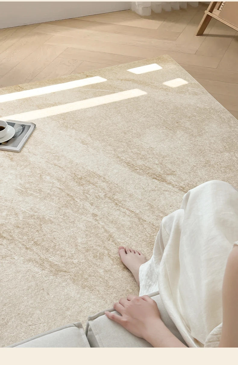 Minimalism Bedroom Decor Marble Carpet Light Luxury Carpets for Living Room Fluffy Soft Plush Floor Mat Home Thick Washable Rug