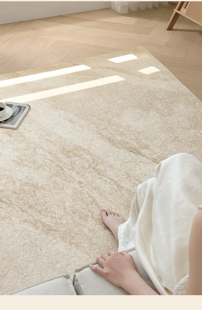 Minimalism Bedroom Decor Marble Carpet Light Luxury Carpets for Living Room Fluffy Soft Plush Floor Mat Home Thick Washable Rug