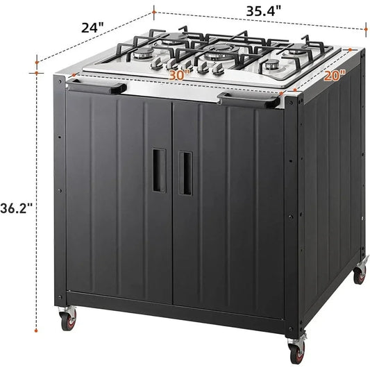 Outdoor Propane Grill 5 Burners with 36,200 BTUs