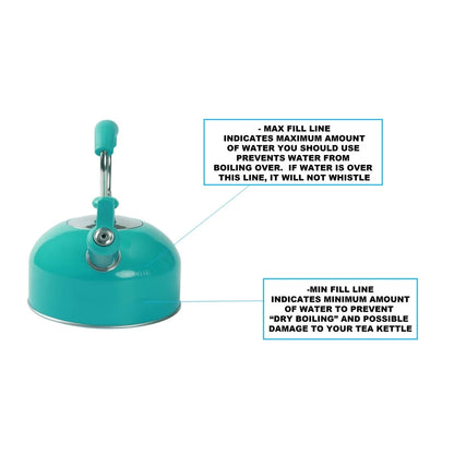 Stainless Steel Whistling Tea Kettle Induction Compatible