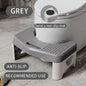 1Pc Toilet Stool for Bathroom, Comfort Toilet Stool for Adult Kids Pregnant Women, Squatting Aid Footstool, Anti Slip Thickening