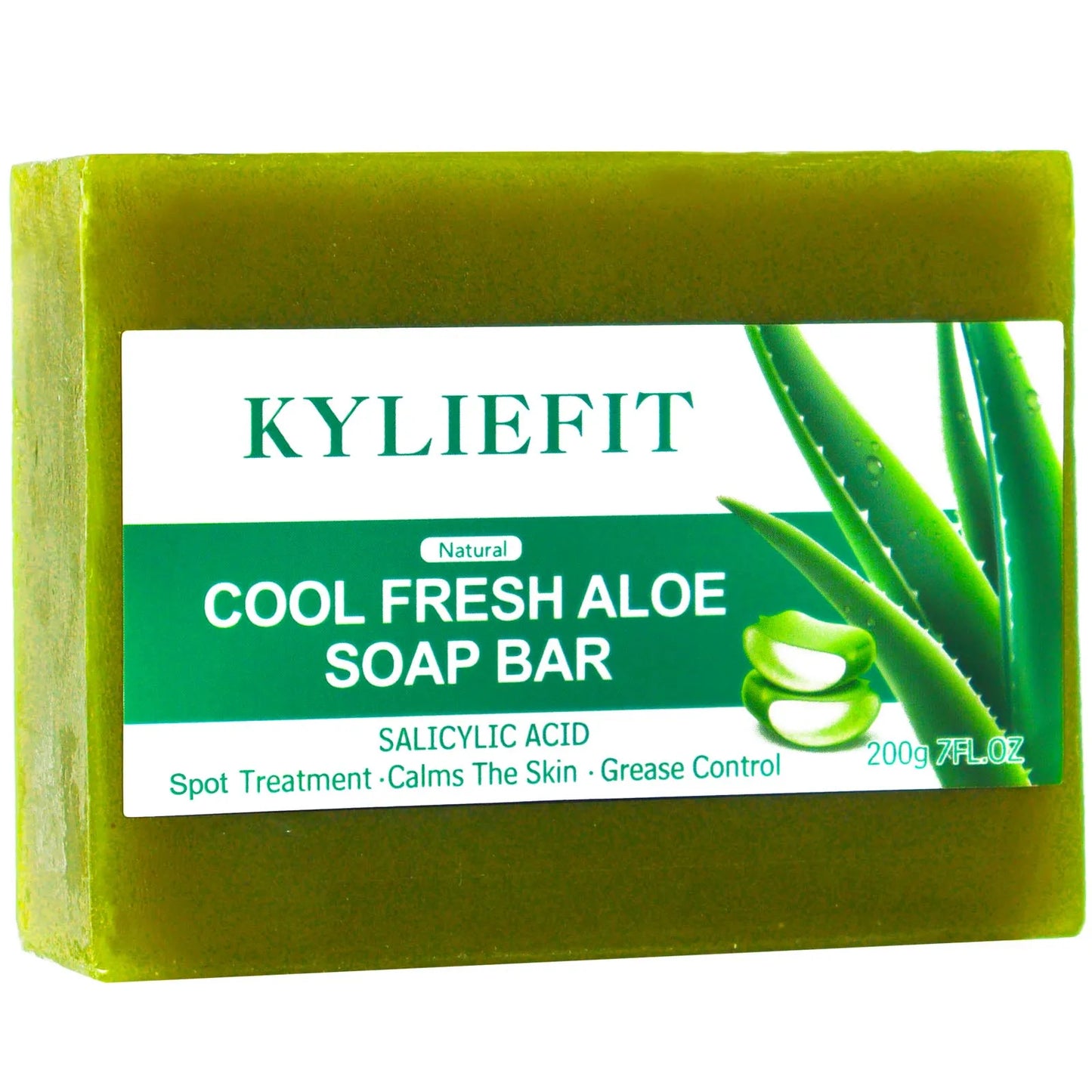 Aloe Vera Whitening Soap, Remove Acne, Pimples, Skin Radiant, Improve Skin Luster, Vegan Bath Wash for Women Men