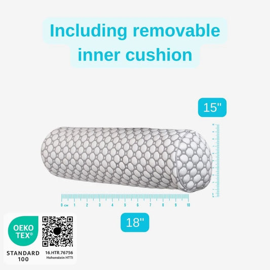 3D Knitted Cooling Pillow Washable Breathable Comfortable Pillow with Hidden Zipper Removable Inner All Sleep Positions