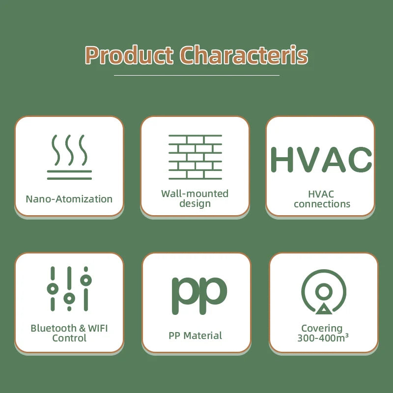 Aroma Diffuser WIFI Electric Aromatic Oasis Bluetooth Room Fragrance  Air Freshener Essential Oils  Purifiers 400m³