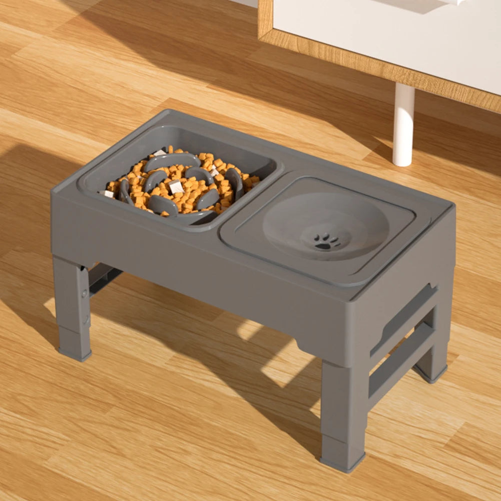3 In 1 Pet Stainless Steel Water and Food Bowls