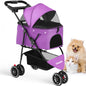3 in 1 Pet Stroller with Removable Carrier Folding Stroller for Small/Medium Dogs and Cats Waterproof All-Terrain