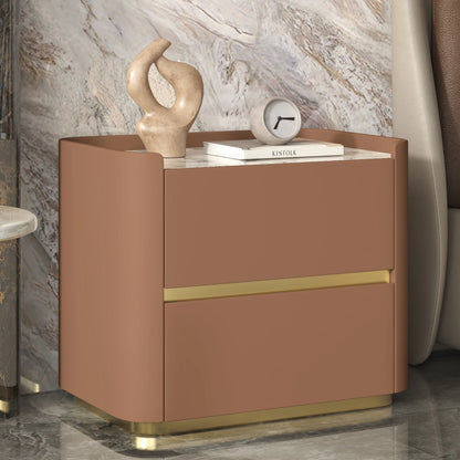 Italian Trendy Premium Night Table Simple Luxury Delicacy Bedside Tables Drawers Storage Table De