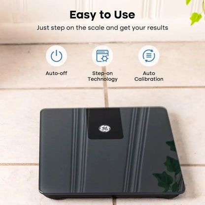 Bathroom Scale for Body Weight, Digital Weight Scales 500lb Heavy Duty Measuring Device for People Accurate BMI Weighing Machine