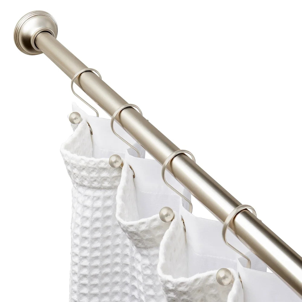 Aluminum Adjustable Tension Shower Curtain Rod