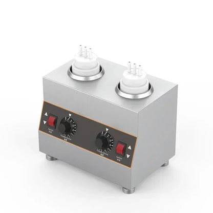 1 2 3 Bottles Electric Sauce Chocolate Warmer Machine Heating Cheese Fruit Jam Warming Machine Dispenser Melter 220V/110V