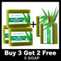 Aloe Vera Whitening Soap, Remove Acne, Pimples, Skin Radiant, Improve Skin Luster, Vegan Bath Wash for Women Men