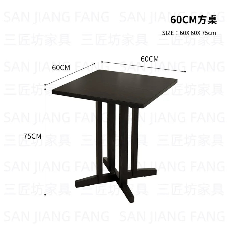 Table and Chair Combination French Retro Booth Sofa Chair Combination Western Restaurant Dining Table and Chair