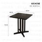 Table and Chair Combination French Retro Booth Sofa Chair Combination Western Restaurant Dining Table and Chair