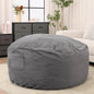 Oversized 3/4FT Bean Bag Chair for Gaming Reading Lazy Sofa Foam Filled Couch with Removable Cover