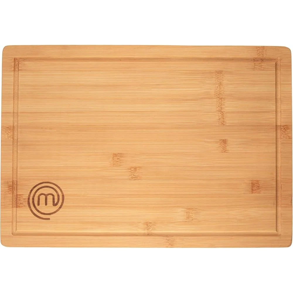Extra Large Bamboo Cutting Board Double Sided Kitchen Chopping Board With Juice Rim Food Safe Natural Organic Surface