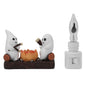 Ghost Campfire Flickering Night Light Resin Ghost Nightlight Energy Saving Flashing Flaming Decoration Spooky
