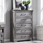 5 Drawer 46" Tall Wood Farmhouse Dresser Chests