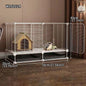 Small Animal Cage for Home Use, Space-Saving, with Toilet, Large Rabbit Cage, Sugar Glider and Squirrel Cage with Tray