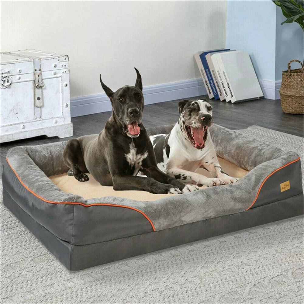 Jumbo Orthopedic Memory Foam Dog Bed  Water Proof Removal Cover
