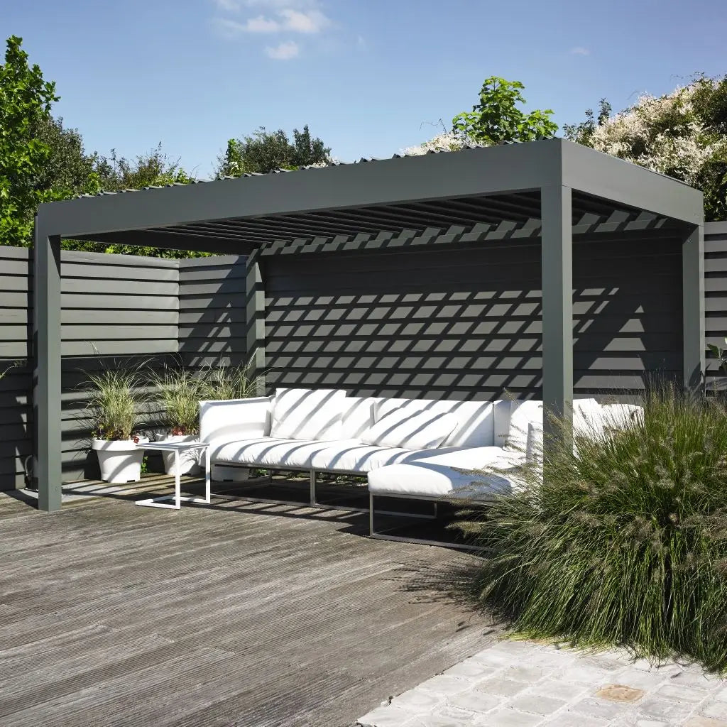 Outdoor Aluminum Pergola Custom Size 3X3m 3X4m 4X4m 6x4m Remote Control Arbours Louvered Roof Pavilion Bioclimatique Pergolas
