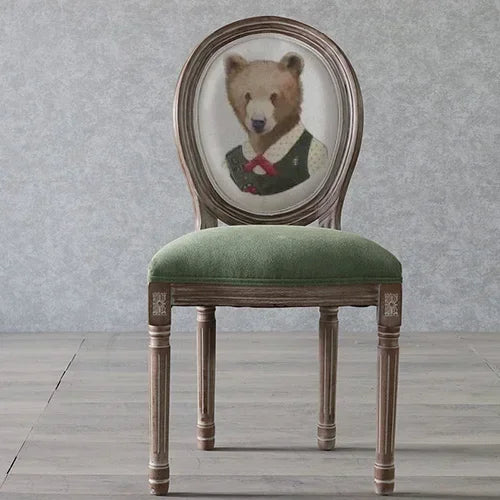 European Retro Dining Chairs Restaurant Old Solid Wood Stool Furniture Diffuse Cafe Hotel New Chinese Designer Fashion Chair