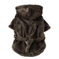 Pet Dog Bathrobe with Hooded Dog Pajamas Sleeping Clothes Soft Pet Bath Drying Towel Clothes For Puppy Dogs Cats